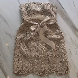 Adrianna Papell Boutique Cream Dress